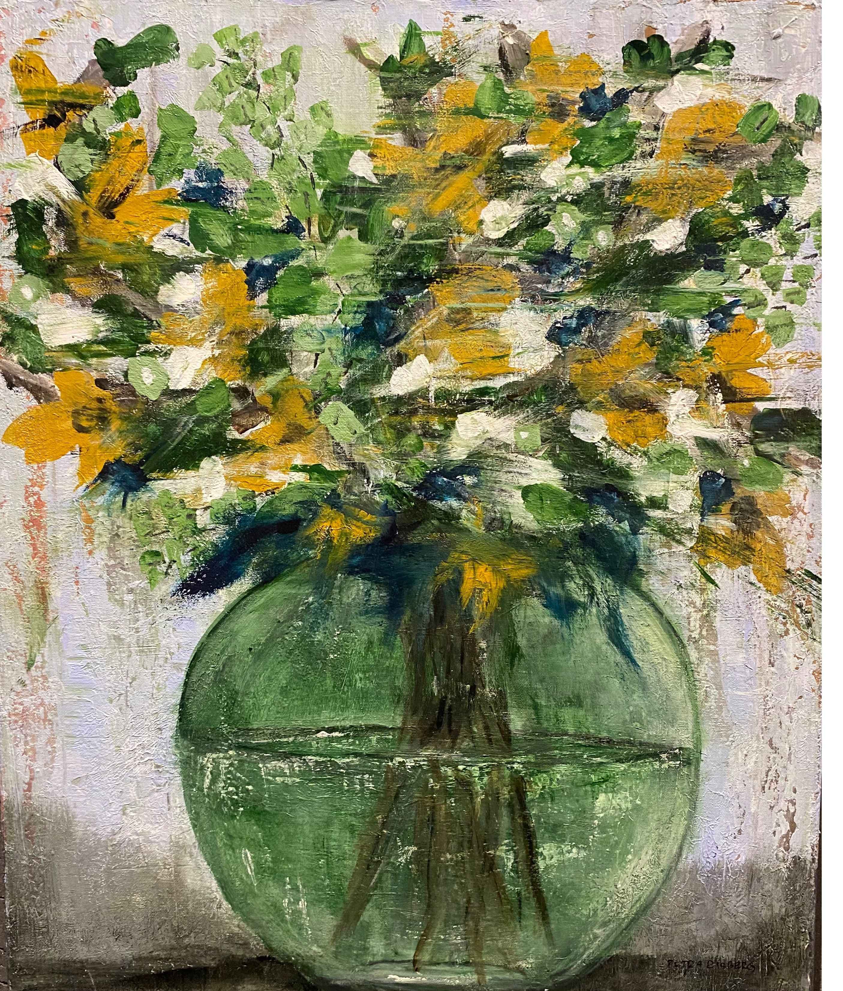 Gula blommor av Petra Risberg – Galleri Risberg