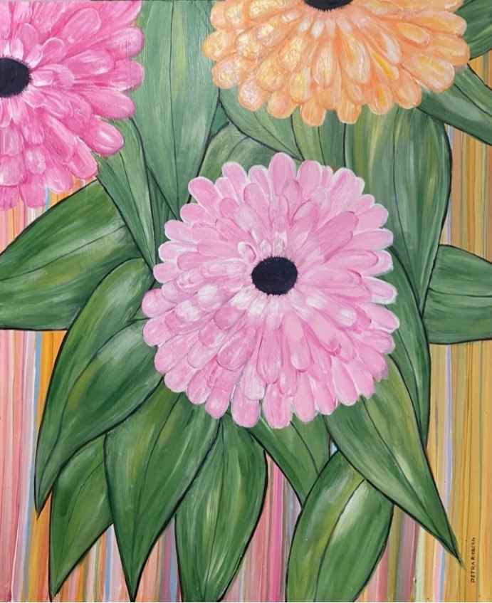 Blommor och blad av Petra Risberg – Galleri Risberg