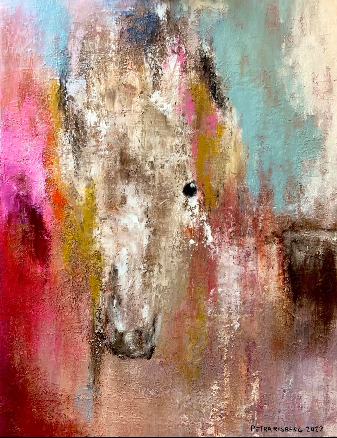 ”Hästen Lena ” av Petra Risberg – Galleri Risberg