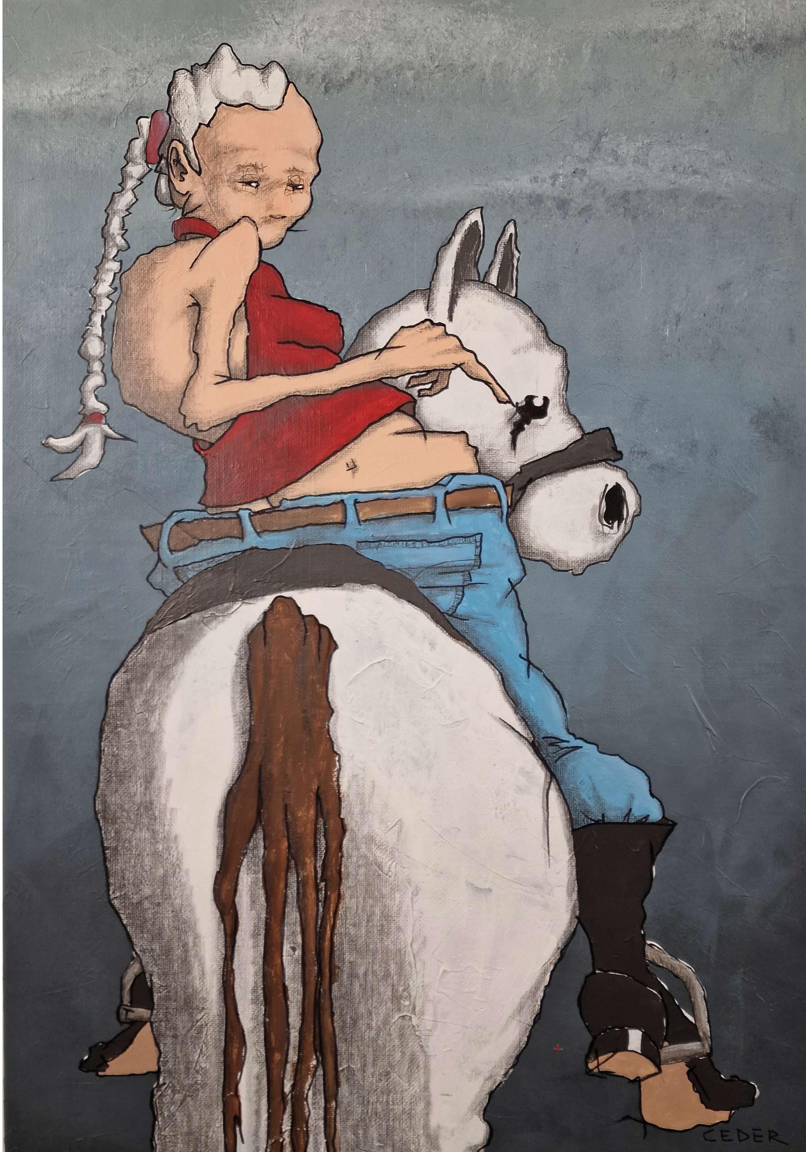 Lee on horse av Peter Ceder – Galleri Risberg